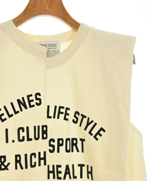 INSCRIRE（アンスクリア）ノースリーブ 黄 サイズ:M レディース/2200660616117