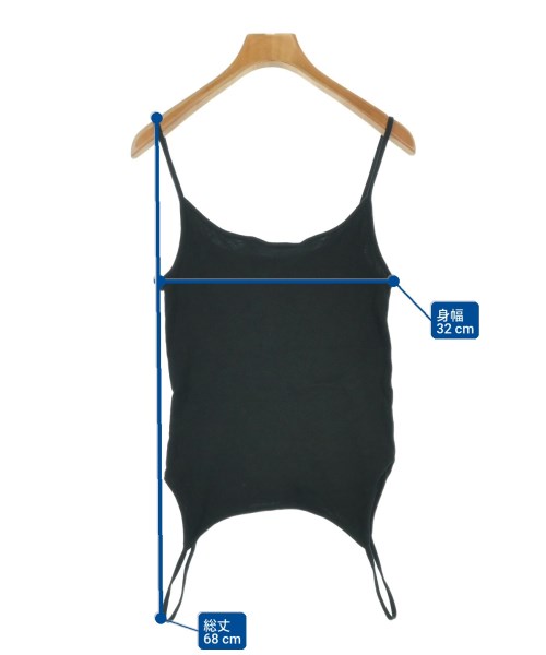 INSCRIRE（アンスクリア）キャミソール 黒 サイズ:M レディース/2200667646032