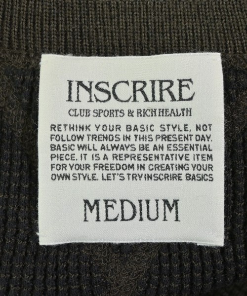 INSCRIRE（アンスクリア）ニット・セーター 茶 サイズ:M レディース/2200669614091