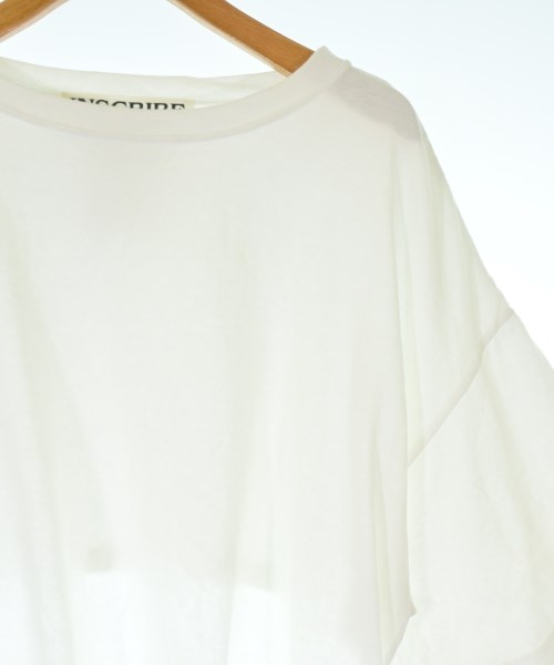 INSCRIRE（アンスクリア）Tシャツ・カットソー 白 サイズ:F レディース/2200725371036