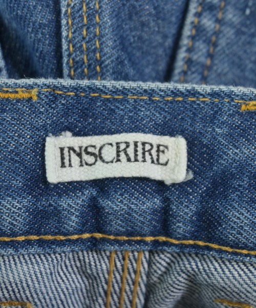 INSCRIRE（アンスクリア）デニムパンツ 青 サイズ:28(L位) レディース/2200719067051