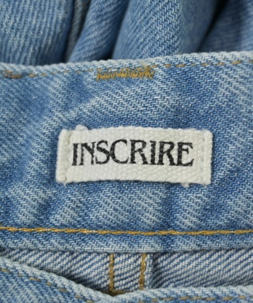 INSCRIRE（アンスクリア）スラックス 青 サイズ:29(L位) レディース/2200723609087