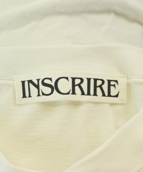 INSCRIRE（アンスクリア）Tシャツ・カットソー 白 サイズ:36(S位) レディース/2200681548190