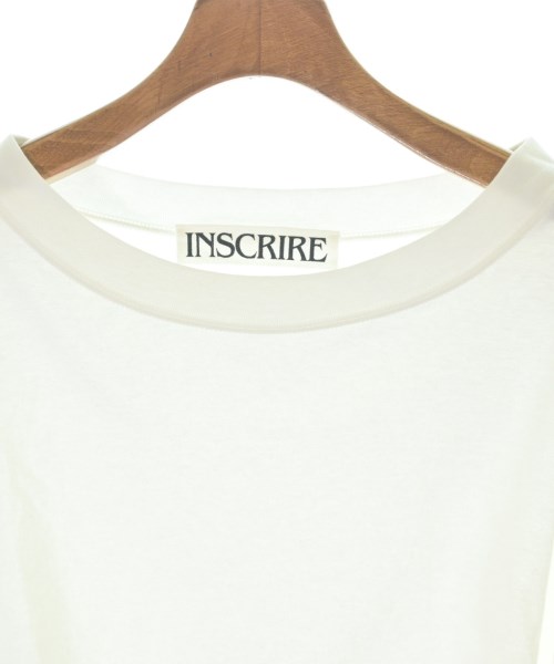INSCRIRE（アンスクリア）Tシャツ・カットソー 白 サイズ:36(S位) レディース/2200681548190
