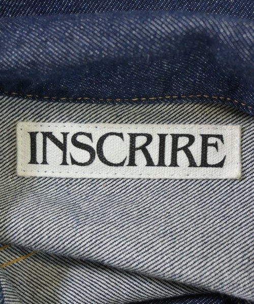 INSCRIRE（アンスクリア）デニムジャケット 紺 サイズ:38(M位) レディース/2200689749032