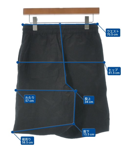 Ganni（ガニー）ショートパンツ 黒 サイズ:XS レディース/2200623441275