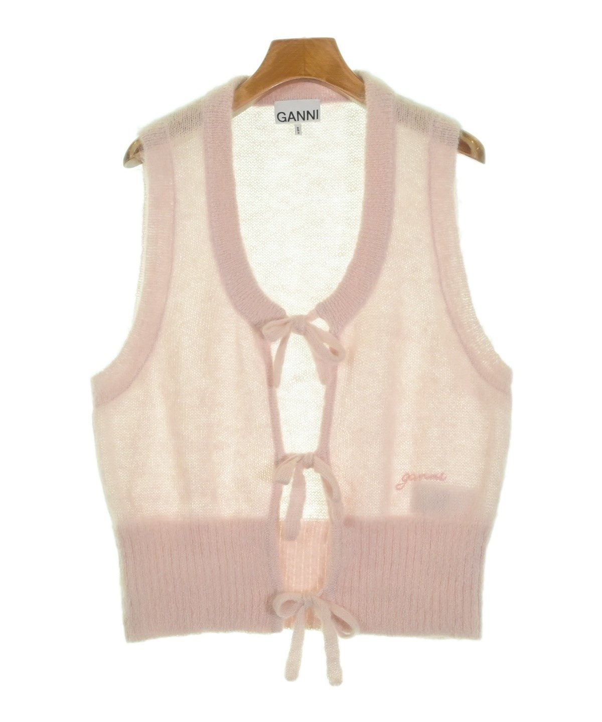 Ganni（ガニー）ベスト ピンク サイズ:F レディース/2200639464015