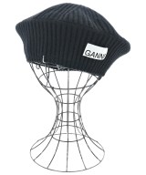Ganni（ガニー）ハンチング・ベレー帽 黒 サイズ:F レディース/2200627647130