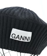 Ganni（ガニー）ハンチング・ベレー帽 黒 サイズ:F レディース/2200627647130
