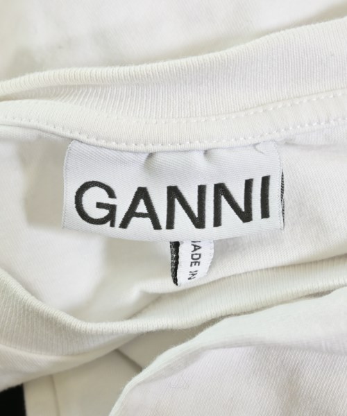 Ganni（ガニー）Tシャツ・カットソー 白 サイズ:M レディース/2200622383057