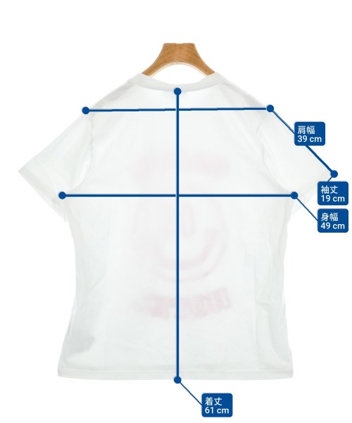Ganni（ガニー）Tシャツ・カットソー 白 サイズ:M レディース/2200622383057