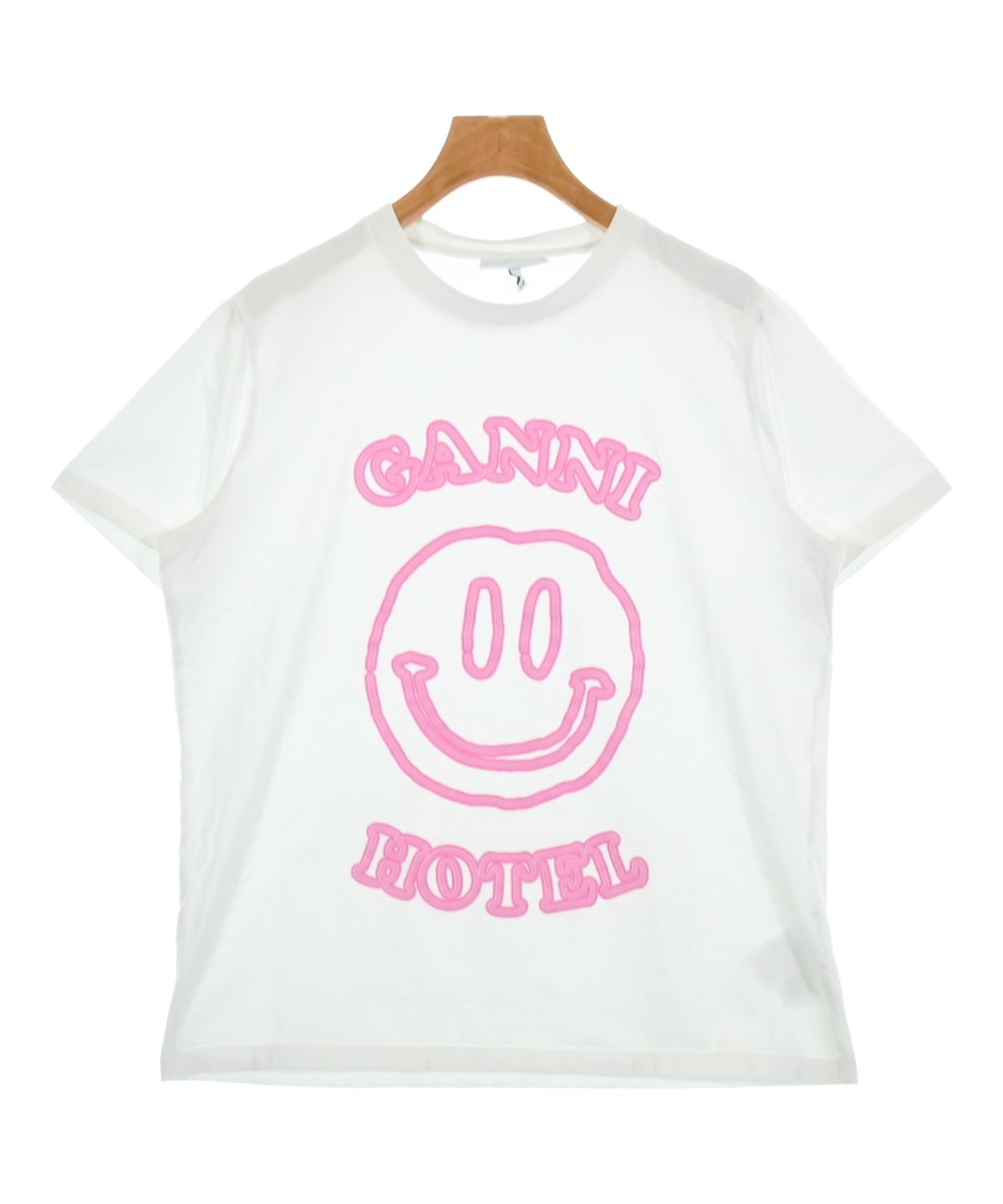 Ganni（ガニー）Tシャツ・カットソー 白 サイズ:M レディース