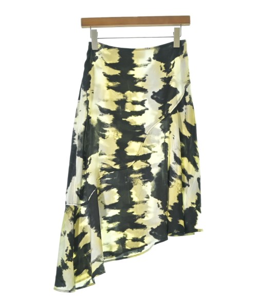 Ganni(ガニー)ロング・マキシ丈スカート 黄 サイズ:34(XS位)/2200629424081