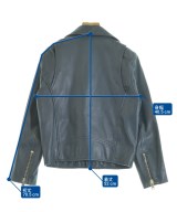 Ganni（ガニー）ライダース 青 サイズ:XS レディース/2200627281013