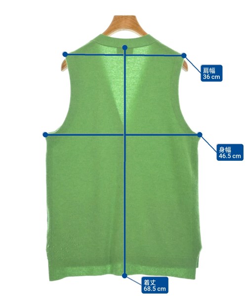 Ganni（ガニー）ベスト 緑 サイズ:S レディース/2200631896098
