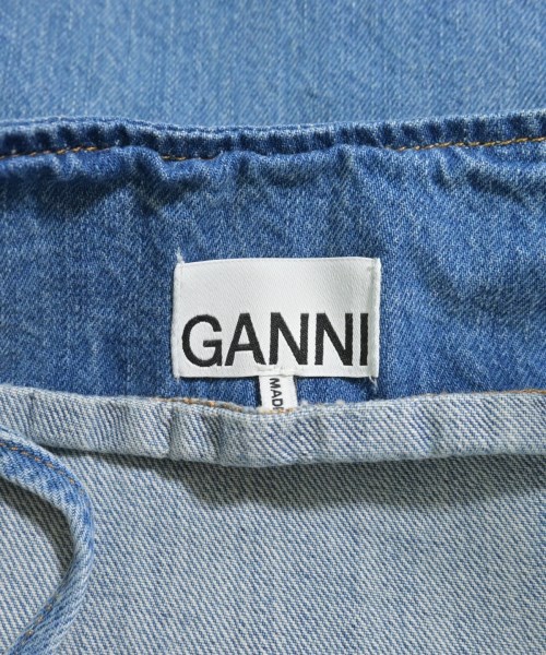 Ganni（ガニー）ワンピース 青 サイズ:38(M位) レディース/2200643491014