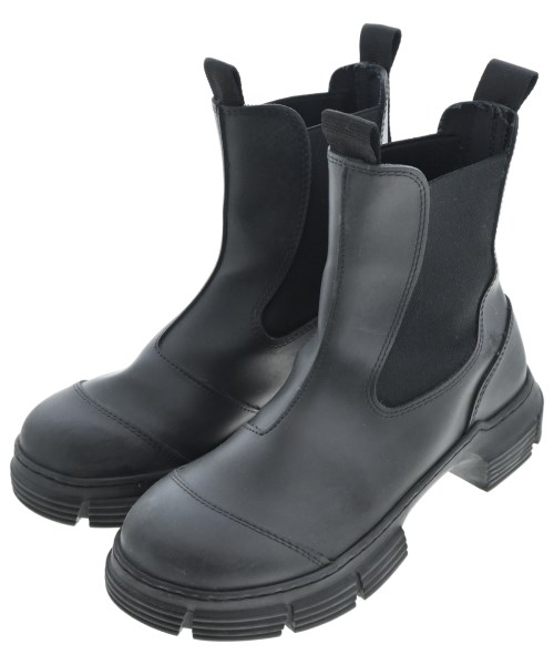 Ganni(ガニー)ブーツ 黒 サイズ:EU37(23.5cm位)/2200643736061