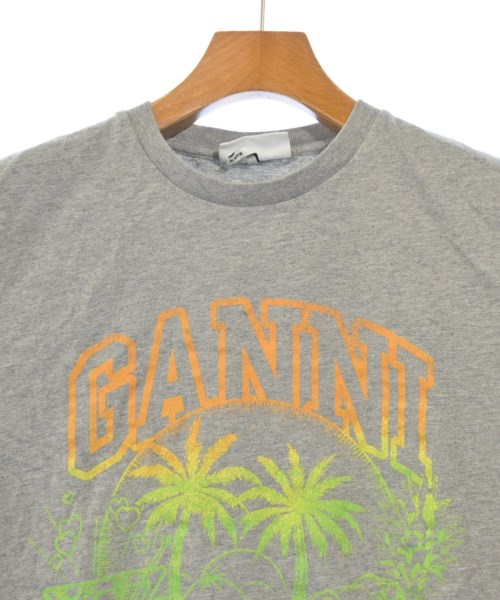 Ganni（ガニー）Tシャツ・カットソー グレー サイズ:S レディース/2200633645090