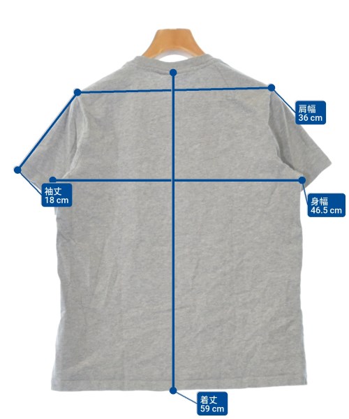 Ganni（ガニー）Tシャツ・カットソー グレー サイズ:S レディース/2200633645090