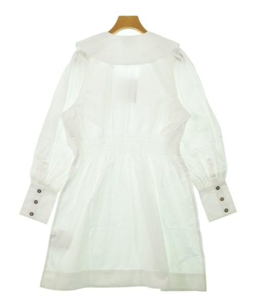 Ganni（ガニー）シャツワンピース 白 サイズ:34(XS位) レディース/2200644151092