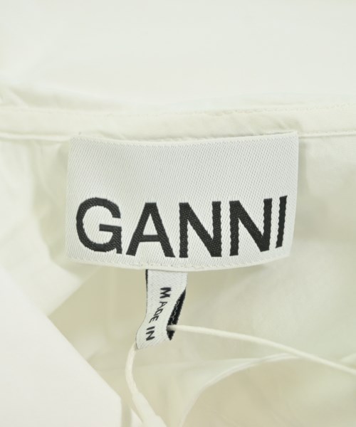 Ganni（ガニー）シャツワンピース 白 サイズ:34(XS位) レディース/2200644151092