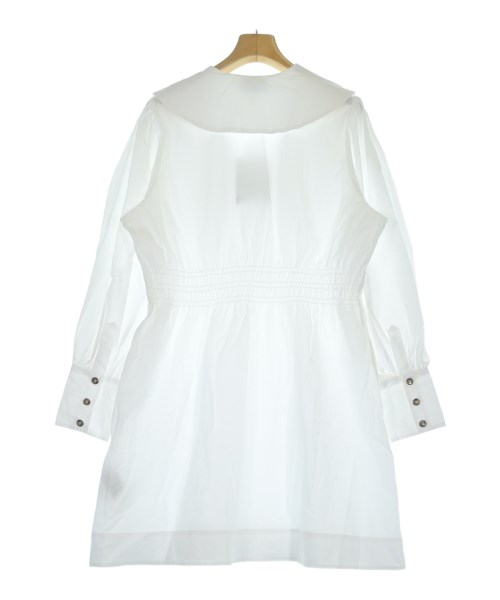 Ganni（ガニー）シャツワンピース 白 サイズ:36(S位) レディース/2200644151108