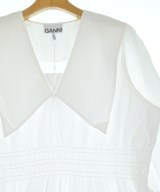 Ganni（ガニー）シャツワンピース 白 サイズ:36(S位) レディース/2200644151108