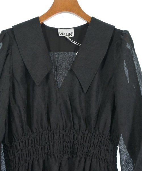 Ganni（ガニー）ワンピース 黒 サイズ:34(XS位) レディース/2200644761024