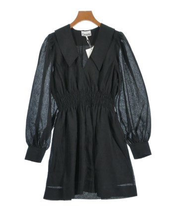 Ganni（ガニー）ワンピース 黒 サイズ:34(XS位) レディース