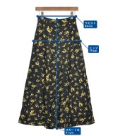 Ganni（ガニー）ロング・マキシ丈スカート 黒 サイズ:34(XS位) レディース/2200591808018