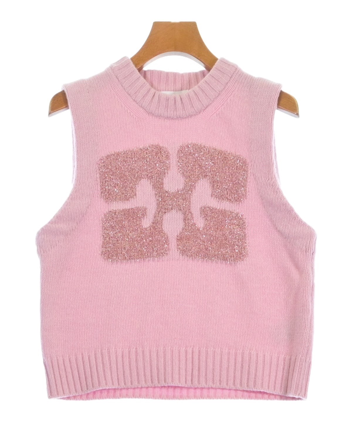 Ganni（ガニー）ベスト ピンク サイズ:S レディース/2200588405015