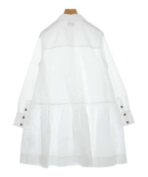 Ganni（ガニー）シャツワンピース 白 サイズ:34(XS位) レディース/2200627351082