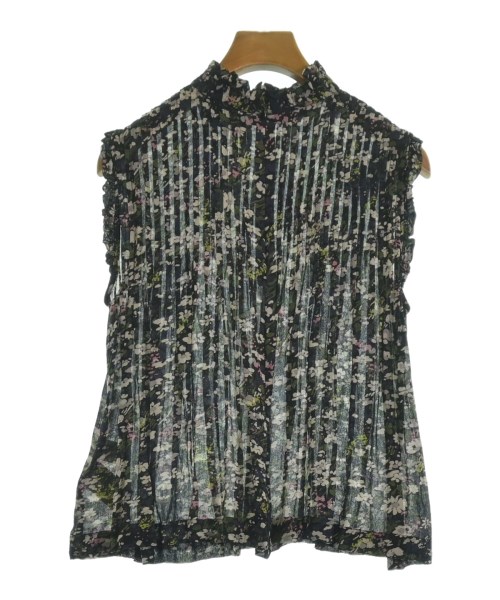 Ganni（ガニー）ブラウス 紺 サイズ:36(S位) レディース/2200630717080