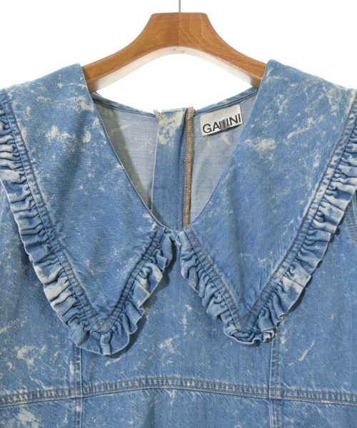 Ganni（ガニー）ワンピース 青 サイズ:40(M位) レディース/2200630968031