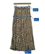 Ganni（ガニー）ロング・マキシ丈スカート ベージュ サイズ:32(S位) レディース/2200631990062