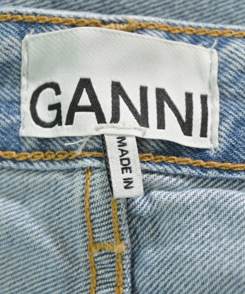 Ganni（ガニー）デニムパンツ 青 サイズ:24(S位) レディース/2200610329012