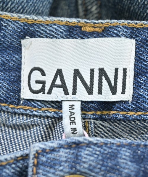 Ganni（ガニー）ショートパンツ 青 サイズ:25(S位) レディース/2200612578111