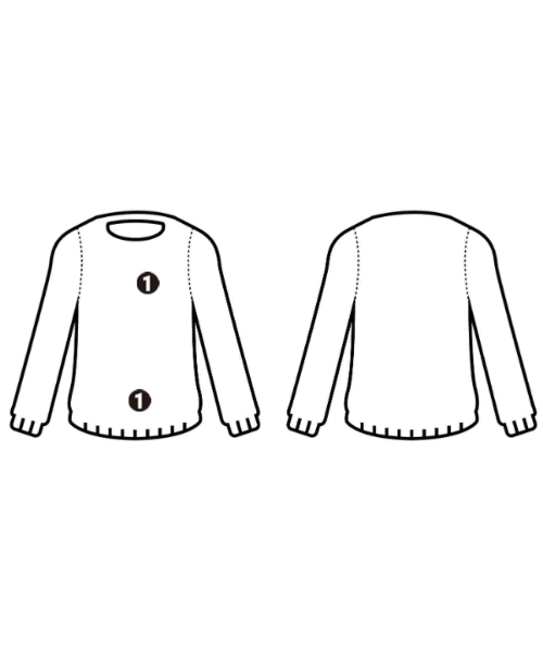 Ganni（ガニー）ニット・セーター 白 サイズ:XS レディース/2200610745058