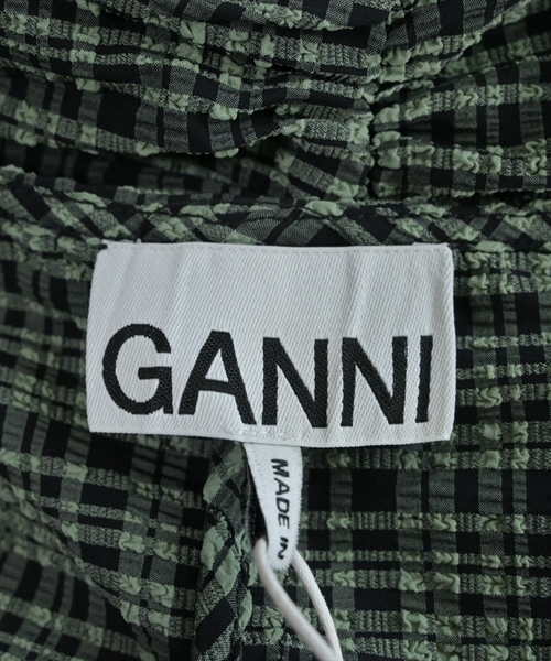 Ganni（ガニー）ブラウス 緑 サイズ:36(S位) レディース/2200612855243