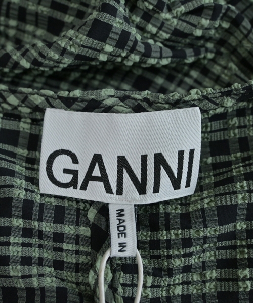 Ganni（ガニー）ブラウス 緑 サイズ:36(S位) レディース/2200612855250