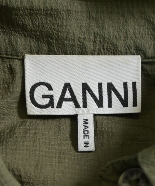Ganni（ガニー）ワンピース カーキ サイズ:36(S位) レディース/2200617340034