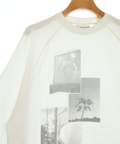 Ganni（ガニー）Tシャツ・カットソー 白 サイズ:XXS/XS レディース/2200617926061