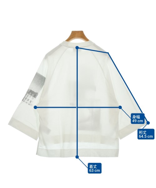 Ganni（ガニー）Tシャツ・カットソー 白 サイズ:XXS/XS レディース/2200617926061