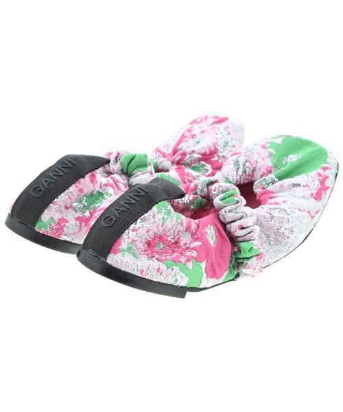 Ganni（ガニー）バレエシューズ/オペラシューズ 白 サイズ:EU37(23.5cm位) レディース/2200614034042