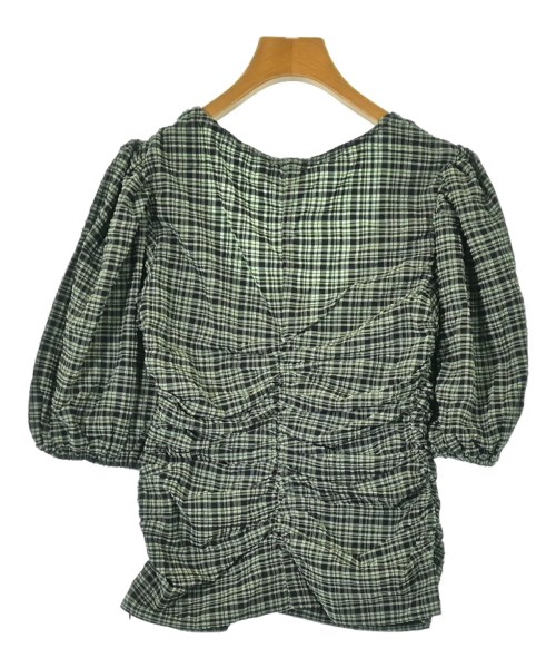 Ganni（ガニー）ブラウス 緑 サイズ:34(XS位) レディース/2200618600090