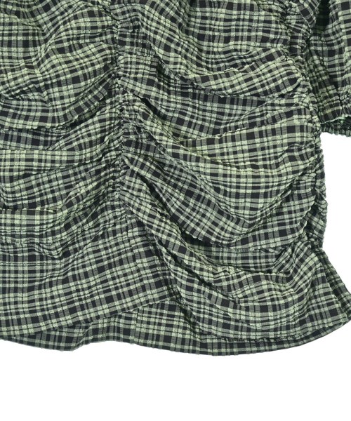 Ganni（ガニー）ブラウス 緑 サイズ:34(XS位) レディース/2200618600090