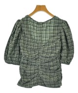 Ganni（ガニー）ブラウス 緑 サイズ:34(XS位) レディース/2200618600090