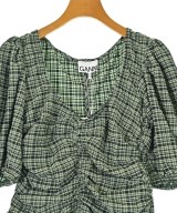 Ganni（ガニー）ブラウス 緑 サイズ:34(XS位) レディース/2200618600090