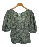 Ganni（ガニー）ブラウス 緑 サイズ:34(XS位) レディース/2200618600106