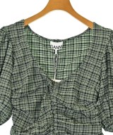 Ganni（ガニー）ブラウス 緑 サイズ:34(XS位) レディース/2200618600106